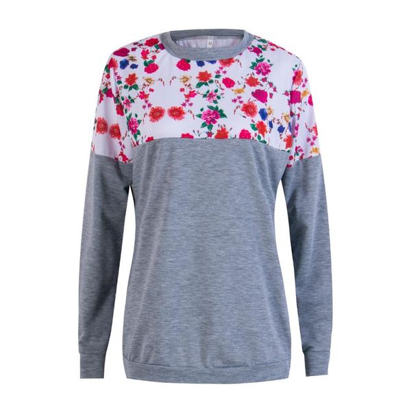 

women's hoodies & sweatshirts women sweatshirt long sleeve print loose pullovers outwear casual autumn clothes, Black