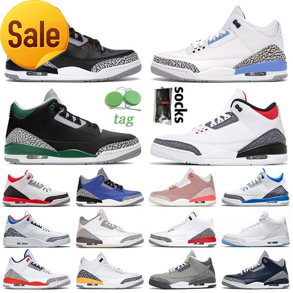 

2021 basketball shoes mens womens unc black cement pine green fire red pure white purple racer blue