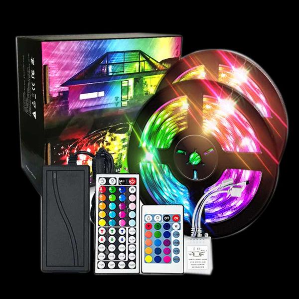 

strips factory price led rbg color-changing light strip with remote brightness smart waterproof infrared set