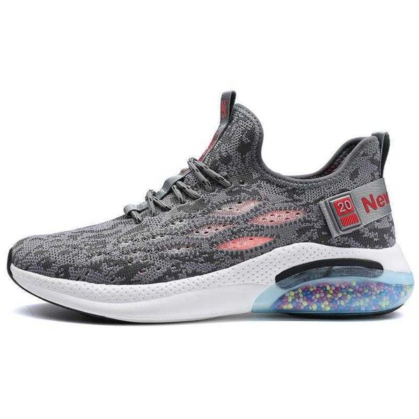 

2021 summer running sho men's hollow honeycomb korean version particle ultra lightweight soft sole sports