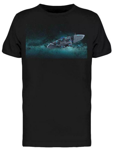 

A Ship In Space Tee Men's -Image by Shutterstock, White;black