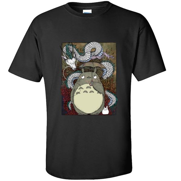 

ccccsportrain day my neighbor totoro men t-shirts plain short sleeve street t-shirts 100% cotton fabric round neck camiseta christmas day, Black;yellow