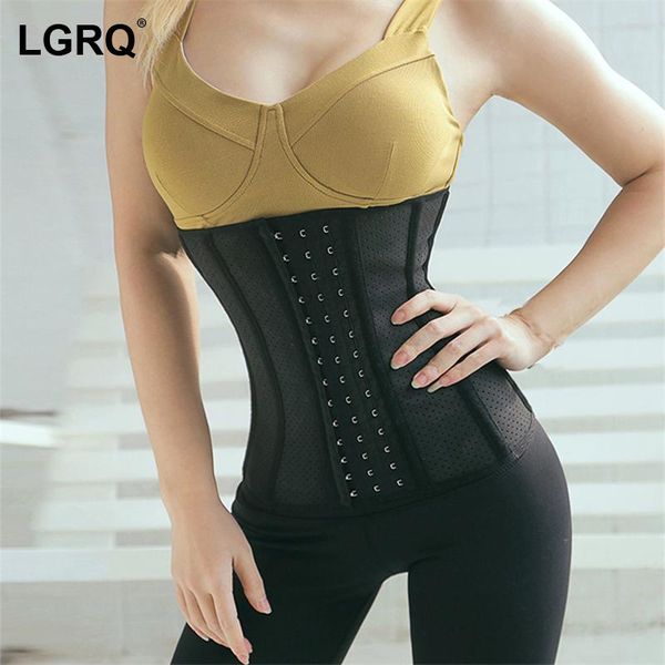 

women's shapers [lgrq] mesh design sport workout sheath body shaperwear fit fashion tide autumn winter 2021 19d375 xxs-4xl, Black;white