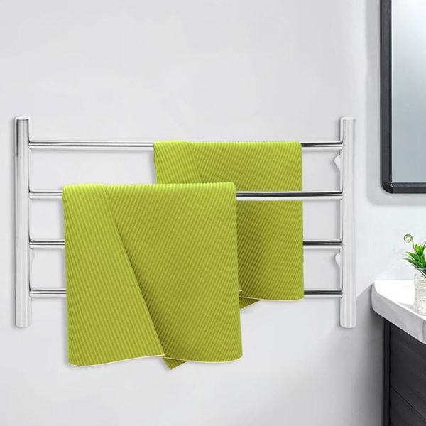 

towel racks wall mounted electric clothes rack stainless steel electrical drying storage organizer bathroom supplies