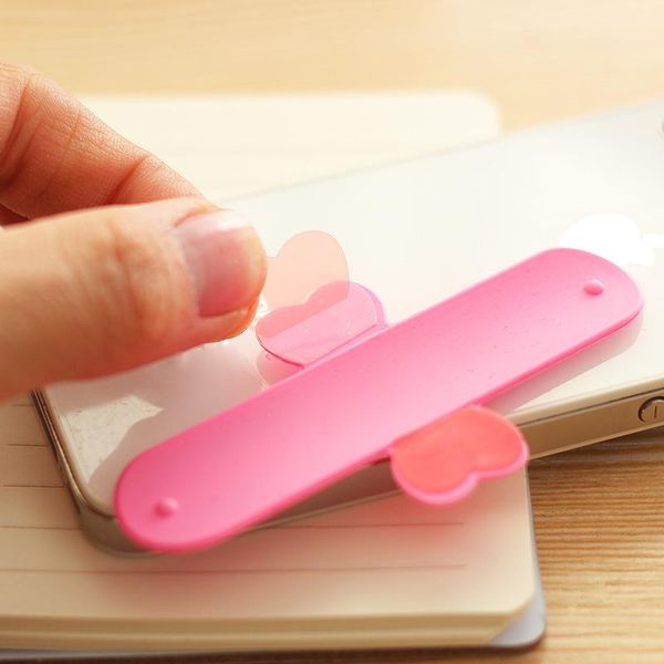 

cell phone mounts & holders 5pcs mini u shape silicone holder stand back sticker for 7 smartphones tablet lfx-ing