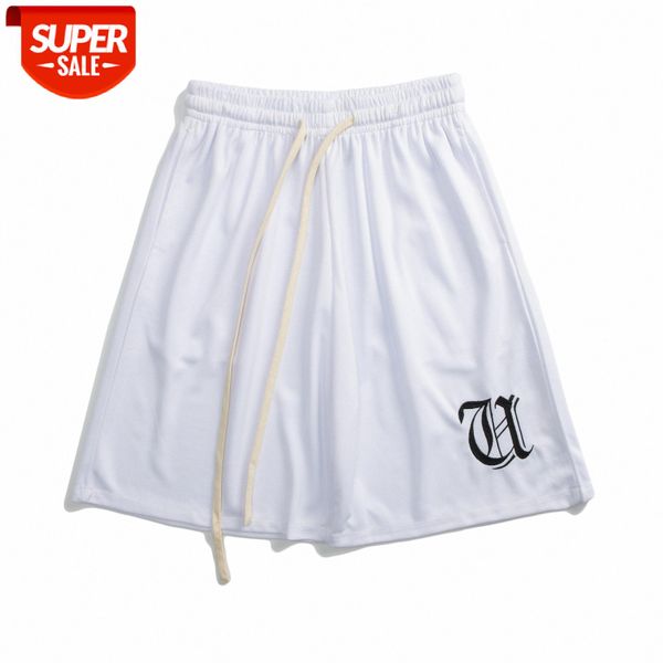 

american street retro hip-hop embroidery mesh basketball pants casual breathable five-point shorts #bp8h, Black