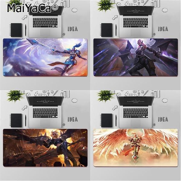 

mouse pads & wrist rests maiyaca league of legends kayle diy design pattern game mousepad large pad keyboards mat