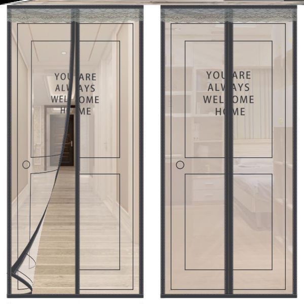 

curtain & drapes magnetic screen door net anti insect mesh mosquito protection magnet curtains for doors windows