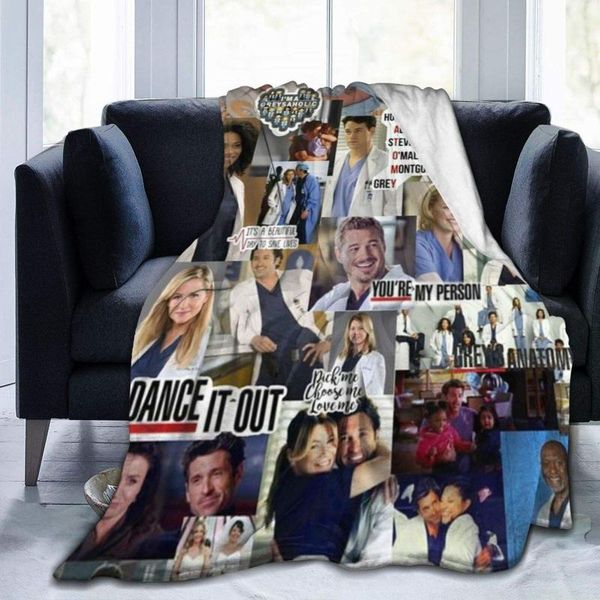 

blankets greys-anatomy ultra-soft micro fleece blanket throw fuzzy hypoallergenic plush for kids boys girls adults 5d fashion print0
