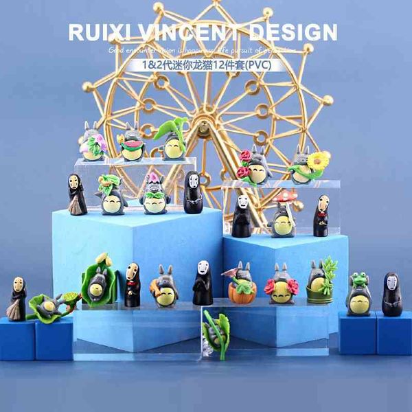 

personality network red hayao miyazaki chinchilla creative car decoration cartoon animation mini micro landscape mushroom lotus umbrella