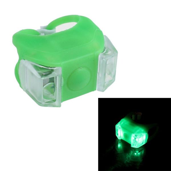 

silicone bicycle safety lighting led light lamp bike gn green tail lights