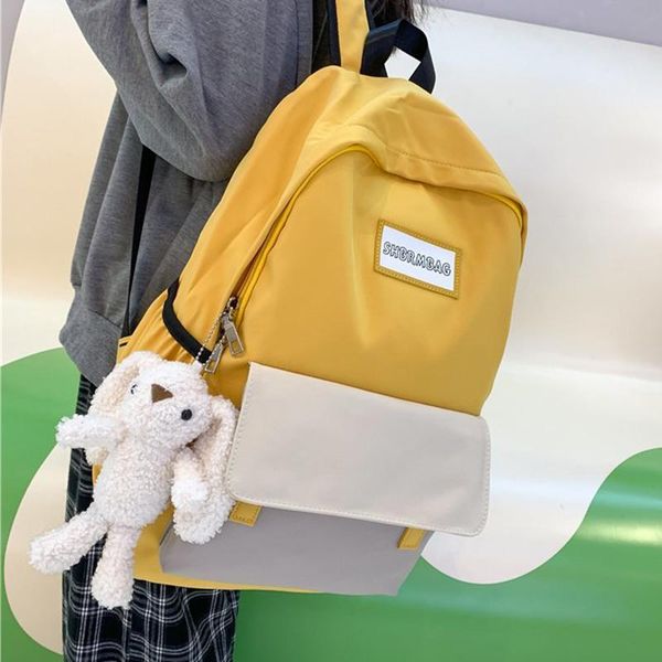 

backpack cute nylon fashion waterproof women rucksack schoolbag for teenager girls kawaii bag travel shoulder mochila 50