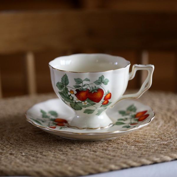 

cups & saucers luxury flower ceramic afternoon tea coffee cup vintage aesthetic tableware turkish original koffie kopjes service