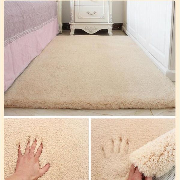

carpets luxury rectangle sheepskin hairy carpet faux mat seat pad fur plain fluffy soft area rug tapetes