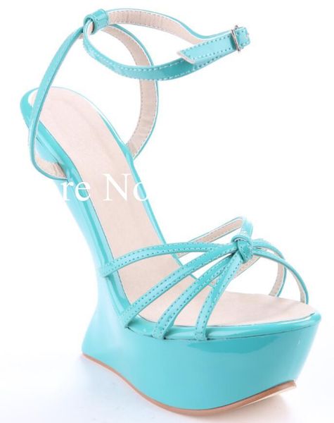 

dress shoes candy color strange heel woman sandals 15cm platform night club female fashion banquet pumps dropship, Black