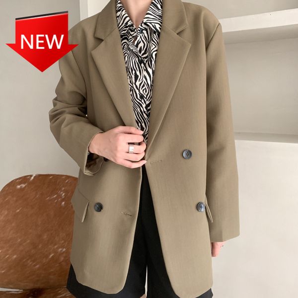 

suits female style black khaki blazer autumn released jacket, White;black