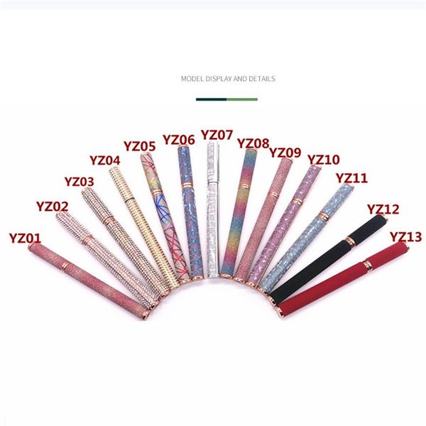 

12 styles self-adhesive eyeliner pen glue-magnetic-for false eyelashes waterproof eye liner pencil quality