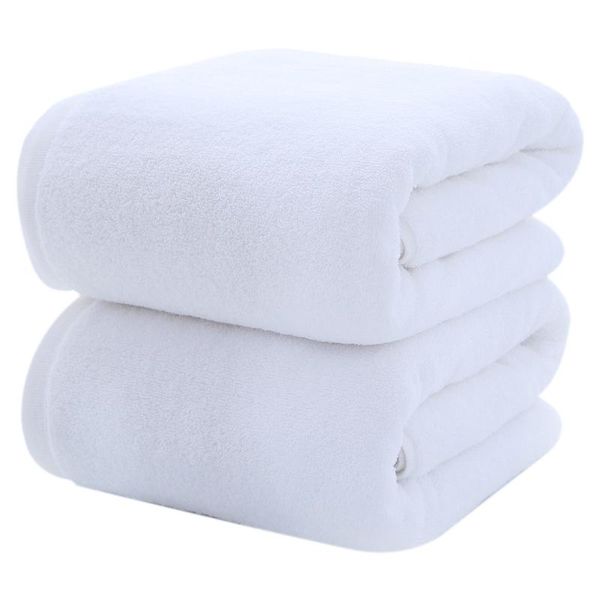 

towel luxury bath sheet towels extra large highly absorbent el spa collection 70x140cm 2 pack (white)