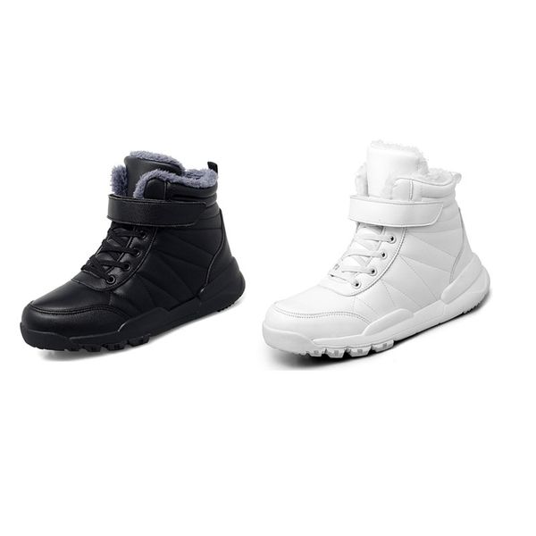 

2021european and american fashion snow boots large outdoor leisure shoes sport plush warm cotton boot women's shoe eu35-eu43, Black