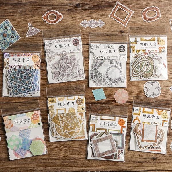 

gift wrap vintage paper frame cutting die stickers diy stationery notebook planner diary decorative embellishment hobby scrapbooking use