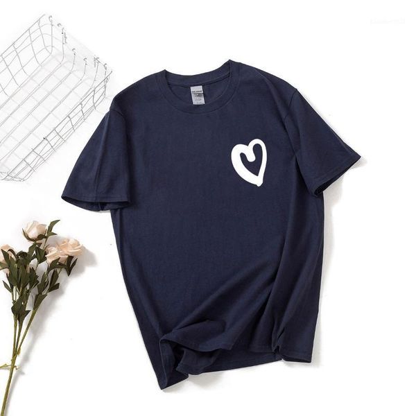 

men's t-shirts heart t-shirt rose sweaters graphic tee unique gifts100% cotton shirts for men gifts her, White;black