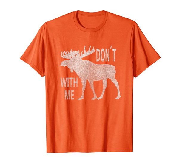 

vintage style don't moose with me pun t-shirt new colors, White;black