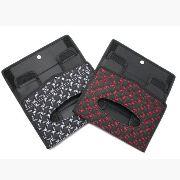 

car organizer 1pcs black leather seat console gap filler pocket auto storage bag catcher