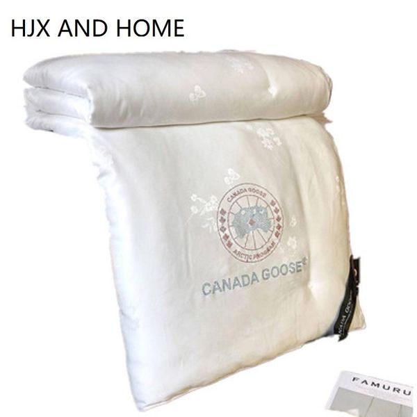 

High Rank Natural Silk 70% Filling Quilted Quilt King Queen Full Size Comforter Winter Thick 100% Cotton Blanket Cover Comforters & Sets