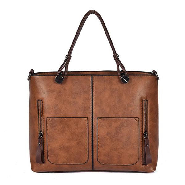 

women's pu leather bag for shoulder carry elegant retro female's handbag suitable work dating shopping duffel bags