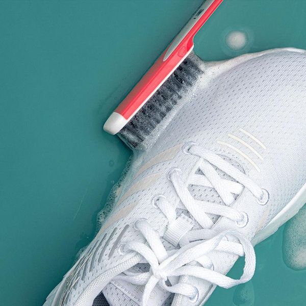 

clothing & wardrobe storage parrot double color shoe brush material glow stain removal soft bristle decontamination laundry wash shoes and