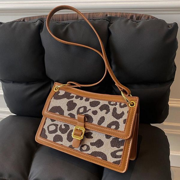 

evening bags small leopard print shoulder bag 2021 fashion armpit square versatile messenger crossbady
