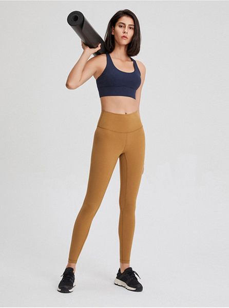 

2021 lu womens yoga leggings suit pants high waist sports raising hips gym wear lulu legging align elastic fitness tights workout