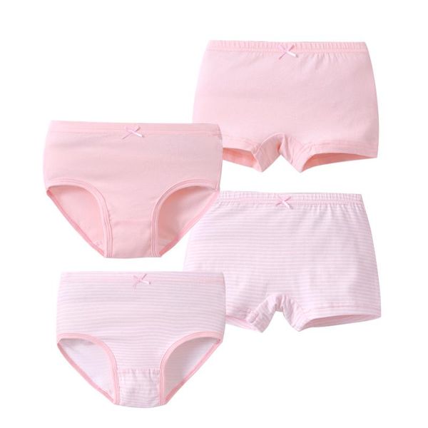 

panties kids underwear 4pcs set girls pure cotton children's solid pink undershorts school teenage summer shorts sets, Camo