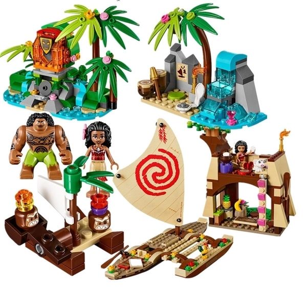 

515pcs ocean voyage restore the heart of te fiti set building blocks maui toys compatible with lepines friends 1008 1020