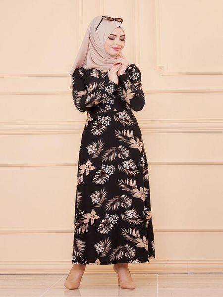 

flowers dress black ramadan kaftan dubai abaya turkey muslim women islamic marocain dresses vestidos eid mubarak robe ethnic clothing, Red