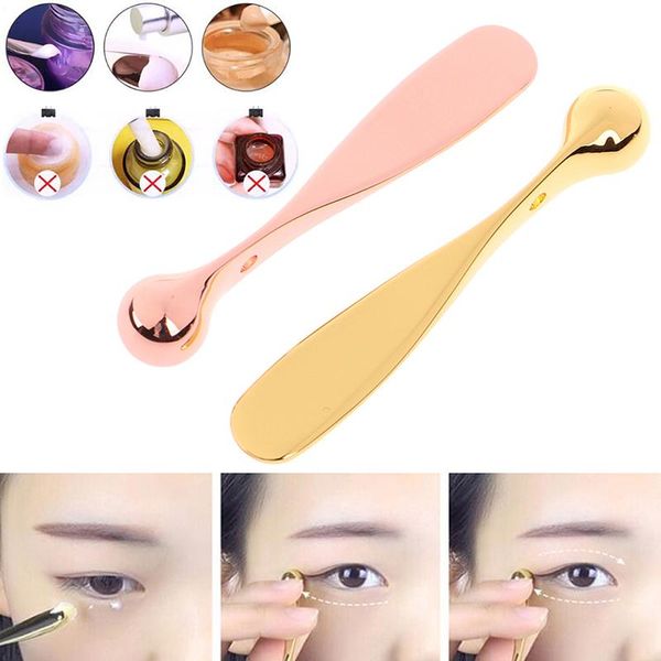 

eyebrow tools & stencils tool professionele oogcrème massager stick anti rimpel gouden gezichtsmasker sticks mengen spatels ogen care
