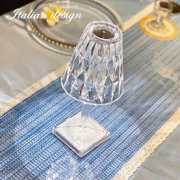 

table lamps touch sensor bedside lamp crystal diamond bedroom light night stand italian romantic decorative usb chargeable