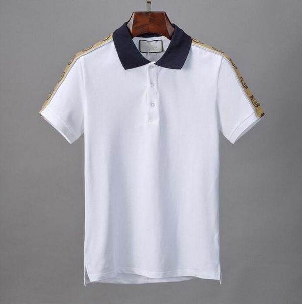 Erkek Kısa Kollu Polo Gömlek Rahat Spor Pololining MES Moda Tasarım PoloshirtFashion Mektuplar Newt-Shirt
