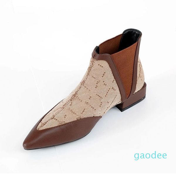 

2021 woman's leather shoes lace up ribbon belt buckle anklefactory direct female rough heel round head autumn winter mar, Black