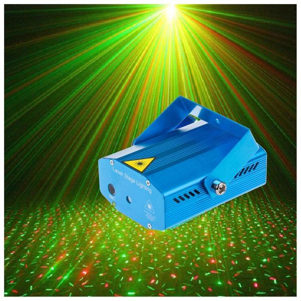 

effects portable mini led r&g laser projector stage lighting effect adjustment dj disco ktv club party wedding light eu plug