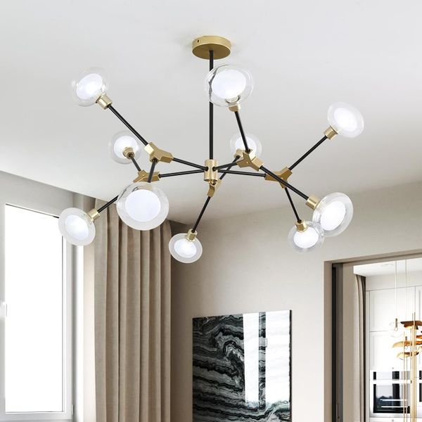 

pendant lamps modern glass ball chandeliers ceiling handmade wicker hanging lamp lampes suspendues nordic decoration home luzes de teto
