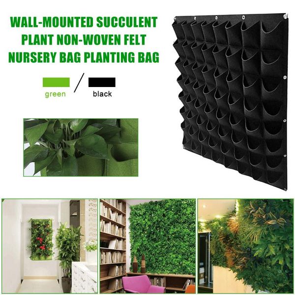 

planters & pots wall hanging planting bags plant grow vertical garden planter wall-mounted felt pockets for flower,plant