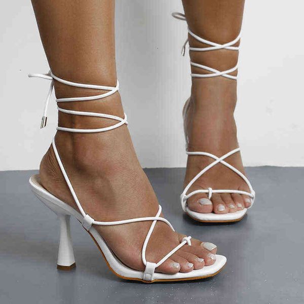 

kukuwomen sandals open toe strap roman simple large high-heeled women