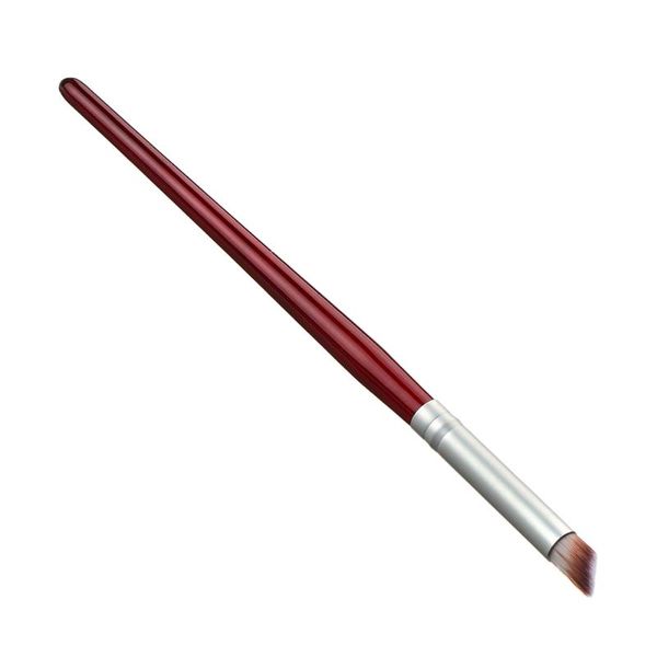 

nail brushes oblique mouth gradient art painting brushe gel uv polish pigment dye ombre drawing wood handle pen diy design manicure tool, Yellow
