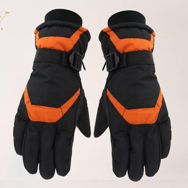 

ski gloves 1 pair of winter riding windproof finger anti-splashing water hands protection for outdoor sports ridin