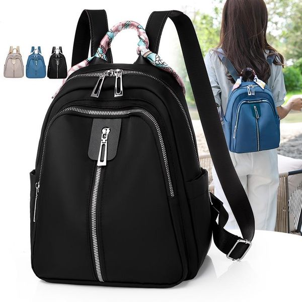 

backpack korean fashion oxford casual light travel outdoors large-capacity waterproof ladies