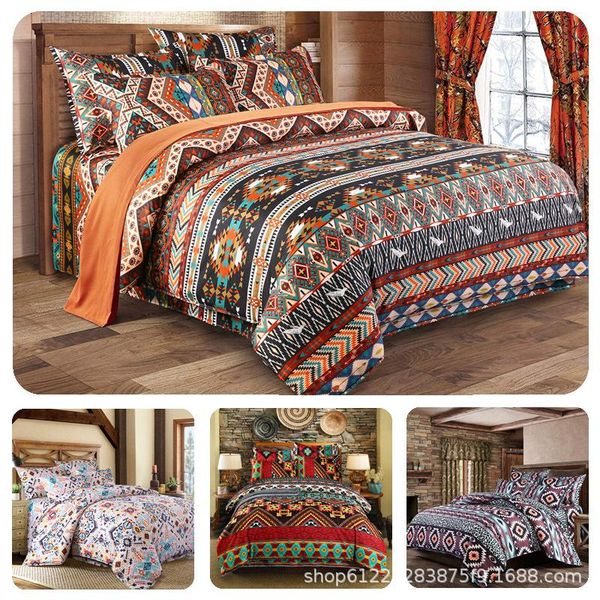 

bedding sets bohemian mandala 3d comforter duvet cover set winter bedsheet pillowcase  king size bedlinen bedspread