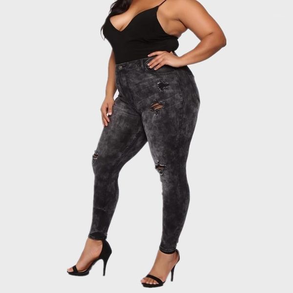 

jeans fabriccasual bleached washedlose weight scratched denim dm0011, Blue