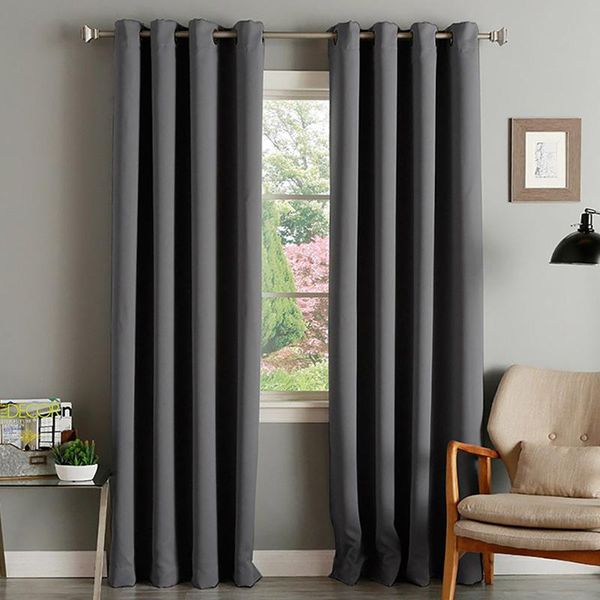 

blackout curtains for living room solid color roman bedroom roller blinds on the window quality interior home curtain & drapes