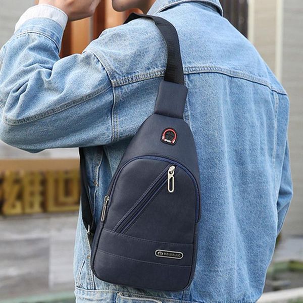 

waist bags 25#men fashion casual outdoor chest bag messenger crossbody handbag single should pack